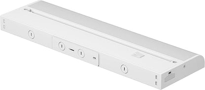 Good Earth Lighting 12" Smart Wi-Fi LED Direct Wire Undercabinet Bar - Wi-Fi + Bluetooth, White, 700 Lumen, Tunable Color Temp 2700K-6500K, Energy Star