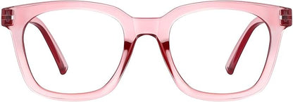 Blue Light Blocking Glasses for Women Men,Oversize Fashion Squre Anti Eyestrain Glasses for Gaming/Reading/TV
