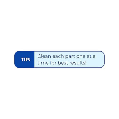 iSonic P4820 Ultrasonic Cleaner – Deep Cleaning for CPAP Masks, Hoses & Sleep Apnea Accessories (Small)
