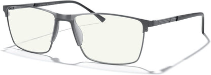 MERRY'S Fashion Blue Light Blocking Glasses - Reading Glasses Metal Frame Spring Hinge Readers for Men Eyeglasses