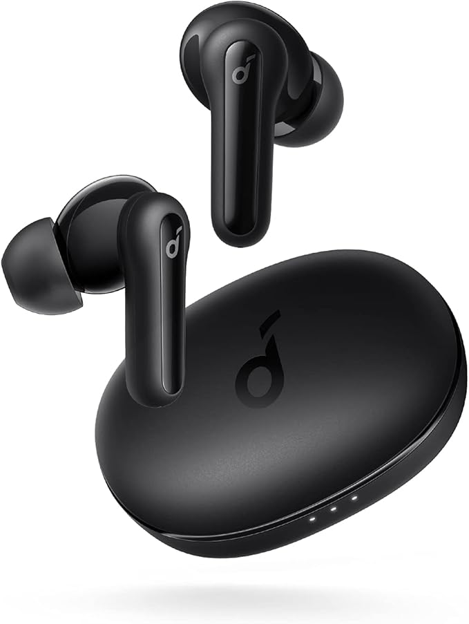 Soundcore by Anker Life P2 Mini True Wireless Earbuds, Bluetooth 5.2, 10mm Drivers for Big Bass, Custom EQ, 32H Playtime, Fast Charging, Comfortable, Tiny Size for Daily Use, Commute, Work