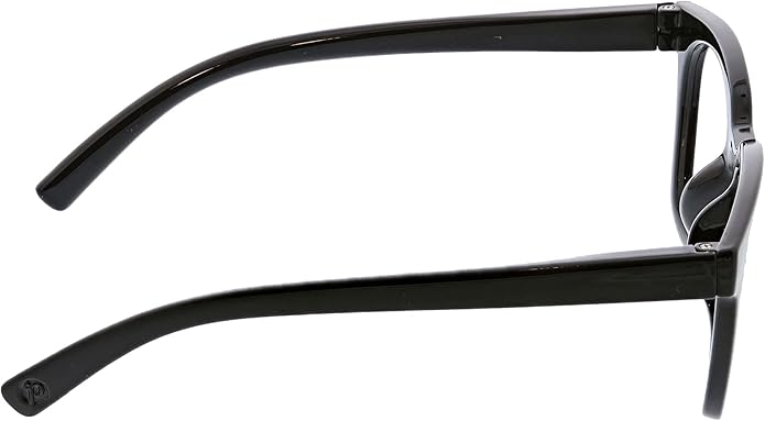 Peepers by PeeperSpecs Women's to The Max Square Blue Light Blocking Reading Glasses, Black, 49 + 2.25