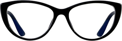 ANDWOOD Blue Light Blocking Glasses Women Bluelight Blocker Computer Cateye Clear Cat Eye Eyeglasses Frame AR003