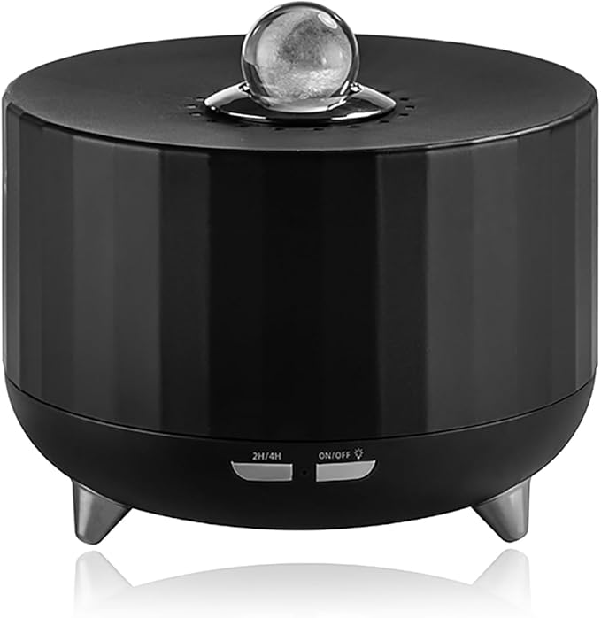 Essential Oil Diffuser for Home: 300ML Aroma Diffuser for Hotel Office Yoga Room - Humidifier with 7 Colors LED Night Light for Kids/Women Home Relaxation（Black）