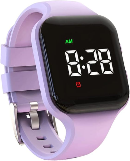 Vibrating Alarm Watch Rechargeable 15 Alarm Reminder Wristband Potty Training Watch with Lock Screen
