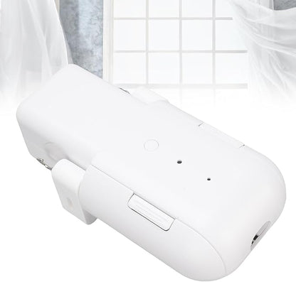 Automatic Curtain Opener, WiFi Bluetooth Remote Control Smart Curtain with App, Voice Control Electric Curtain Robot for T Track U Track Roman Rod