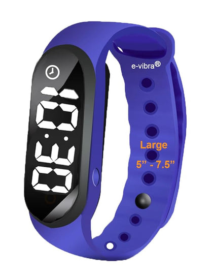Potty Training Watch - Silent Vibrating Alarm with Countdown Timer (Royal Blue)