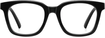 Blue Light Blocking Glasses for Women Men,Oversize Fashion Squre Anti Eyestrain Glasses for Gaming/Reading/TV