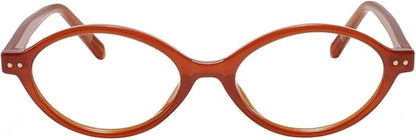 TIJN Olisa Blue Light Blocking Glasses for Women Men,Oval Glasses Frame Bluelight Glasses for Gaming/Computer/Screen