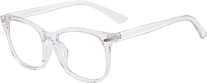 MAXJULI Blue Light Blocking Glasses,Computer Reading/Gaming/TV/Phones Glasses for Women Men(Transparent)