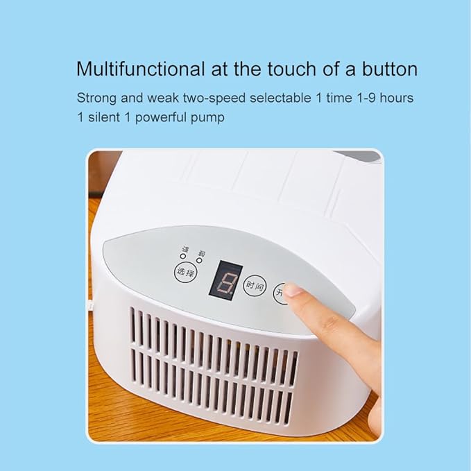Bed Cooling System Water Cooling Pad, 70W with 2 Gear Adjustment and 1-9 Hour Timer, Summer Mattress Cooler for Single or Double Beds, 140x160cm