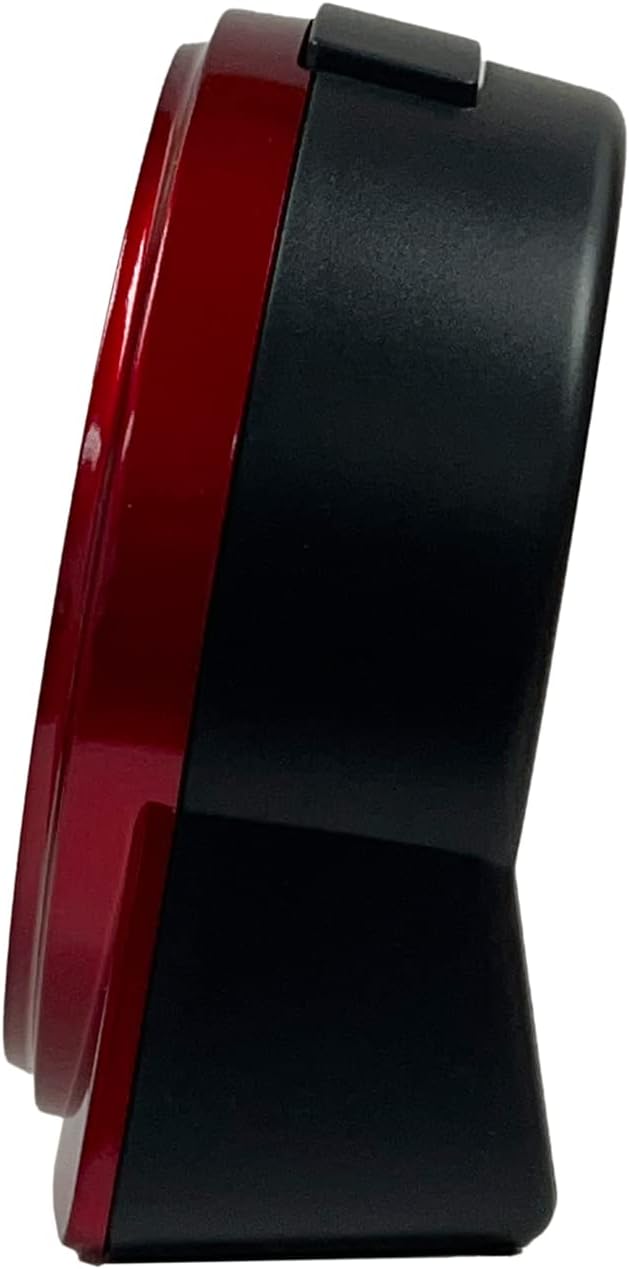 Seiko Marui Bedroom Alarm Clock, Metallic Dark Red