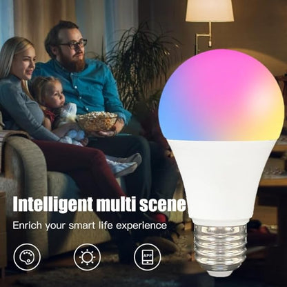Tuya WiFi RGBCW &CCT E27 Smart Bulb Compatible with Alexa,Google Assistant,SmartThings Voice Control 9W