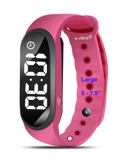 Potty Training Watch - Silent Vibrating Alarm Watch with Countdown Timer (Rose Red)