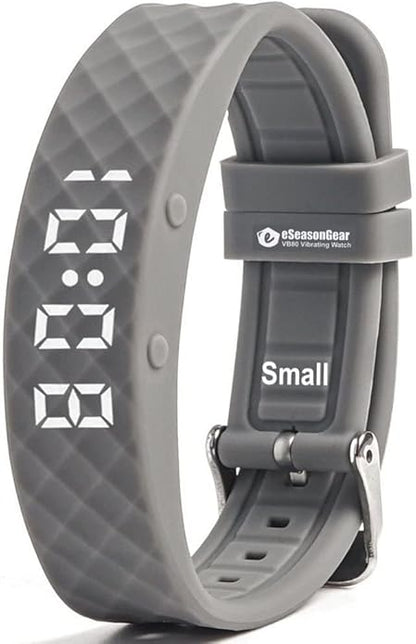 VB80 12 Alarm Vibrating Watch, Silent Vibration Shake Wake ADHD Medication Reminder