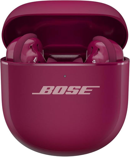 Bose QuietComfort Ultra Earbuds (2nd Gen) - Wireless Noise Cancelling Earbuds with Mic, Immersive Audio, USB-C Charging, Up to 6 Hours Battery, IPX4 Rating, Deep Plum - Limited Edition Color