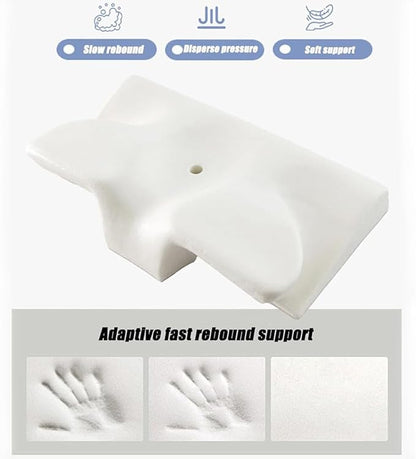 Pillow Hospitality Collection, Pillows - Premium Neck & Posture Support, Ergonomic Memory Foam Cervical Neck Pillow for Sleeping, for Back Stomach Side Sleeper (White)