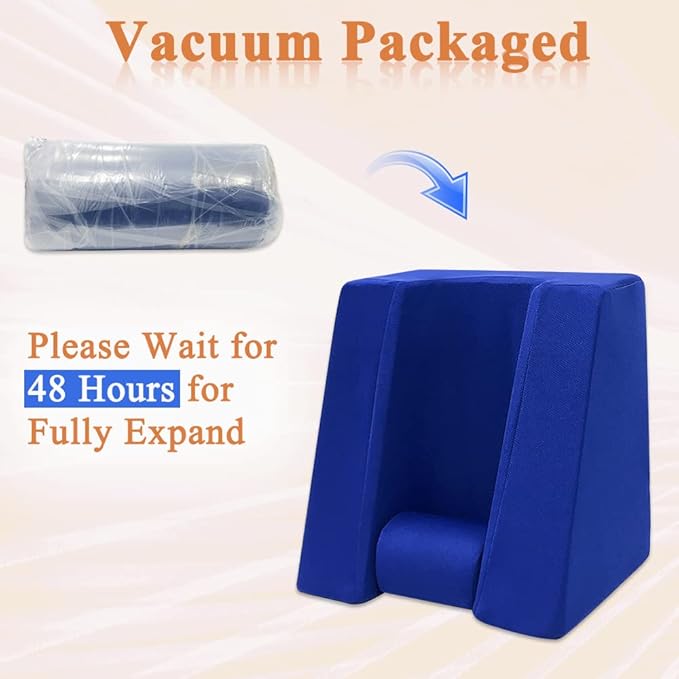 Zelen Knee Surgery Pillow Leg Elevation Pillow for After Knee Surgery Acl Recovery Leg Sleeping Knees Pillow Wedge Elevated Leg Pillow Elevation Foam Wedge Ankle Support Pillow for Legs Circulation