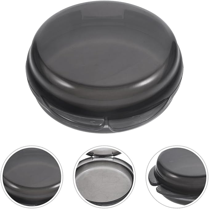 Baluue 3pcs Transparent Pill Organizer Compact Daily Medication Container for Travel Use Airtight Storage for Pills and Vitamins Multi-Functional Tablet Holder