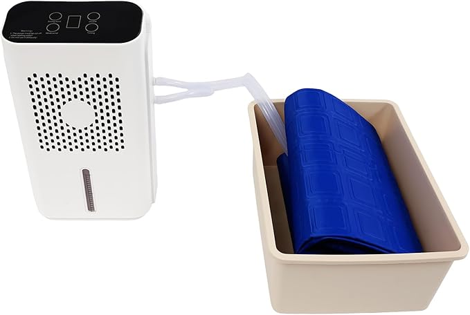 Bed Cooling System, 63 * 27.5in Single Size Water Bed Cooler with Lcd Low Noise Water Cooling Mattress Pad Ideal for Bedroom Student Dorm Home