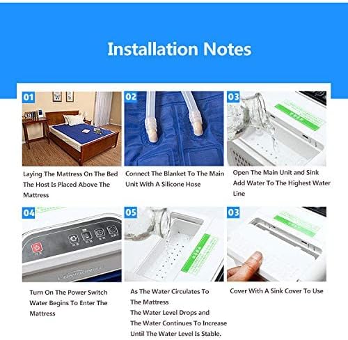Mattress Cooler System, Bed Jet Water Bed Conditioners Keep Room Cool in Summer Cooling Solutions for Home, Dorm,Single 70x160cm