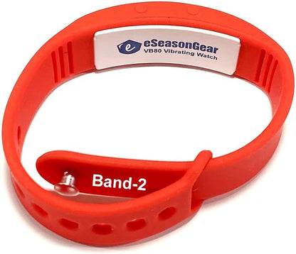 VB80 12 Alarm Vibrating Watch, Silent Vibration Shake Wake ADHD Medication Reminder