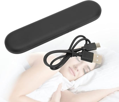 Pillow Speakers Bluetooth, Pillow Speakers, Bluetooth 5.3 Portable Bone Conduction Speaker with Timer Off Function, Mini Pillow Speaker for Adults (Black)