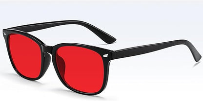 Blue Light Blocking Glasses for Gaming Sleep&Computer–99.9% Filter Red/Amber Lens Anti Glare UV400 for Men Women