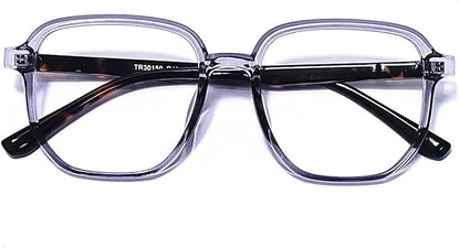 Blue Light Blocking Glasses Reading Glasses for Women Men Square Nerd Eyeglasses Frame Lightweight Reduce Eye Strain