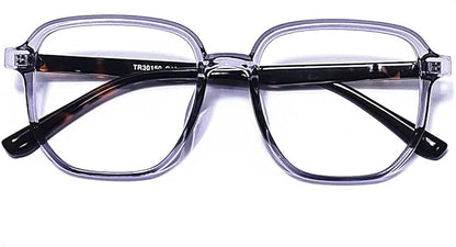 Blue Light Blocking Glasses Reading Glasses for Women Men Square Nerd Eyeglasses Frame Lightweight Reduce Eye Strain