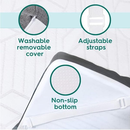 Sleepyhead Twin XL 2 Inch Gel Memory Foam Mattress Topper for College Dorm – Thick, Cooling & Comfortable Mattress Pad with Washable Cover – Dorm Room Essentials for College Students (XL Twin 2")