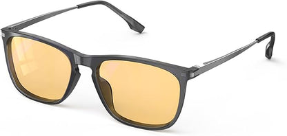 Goiteia Orange Blue Light Blocking Glasses-Retro 70s Blue Light Glasses for Men Women, Easier Sleep and Migraine Relief