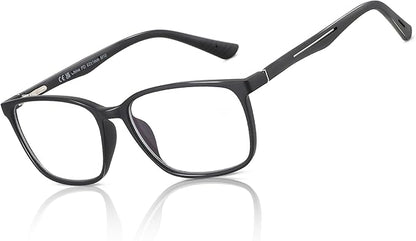 BLUEMOKY Blue Light Reading Glasses for Men，Sport Square Frame Readers, Anti Glare Computer Glasses
