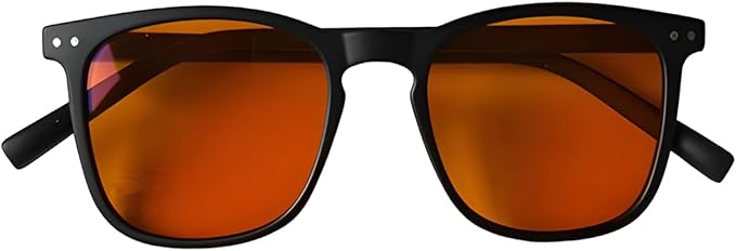 Vyzia Blue Light Blocking Glasses for Sleep – Anti-Glare Eye Comfort Eyewear for Men & Women – Relieves Eyestrain & Light Sensitivity – Great for Day & Night Use