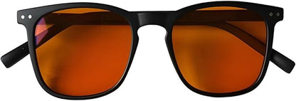 Vyzia Blue Light Blocking Glasses for Sleep – Anti-Glare Eye Comfort Eyewear for Men & Women – Relieves Eyestrain & Light Sensitivity – Great for Day & Night Use