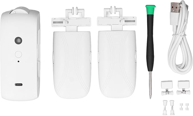 Smart Curtain Opener Low Noise Operations APP Control WiFi Remote Control Electric Curtain Robot APP for U Shaped I Shaped Rail