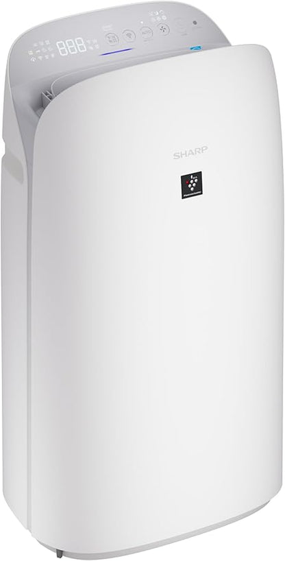 SHARP Smart Air Purifier with Humidifier Combo – Covers up to 2,603 sqft in one hour, Compatible w/Alexa & Google Asst. True HEPA Filter, for XL Rooms, Living Room, Dining Room - KCP110UW