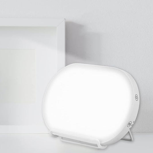 10000 Lux Cool White Light Therapy Lamp Simulation of Daylight Natural Light Full-Spectrum Energy Lamp