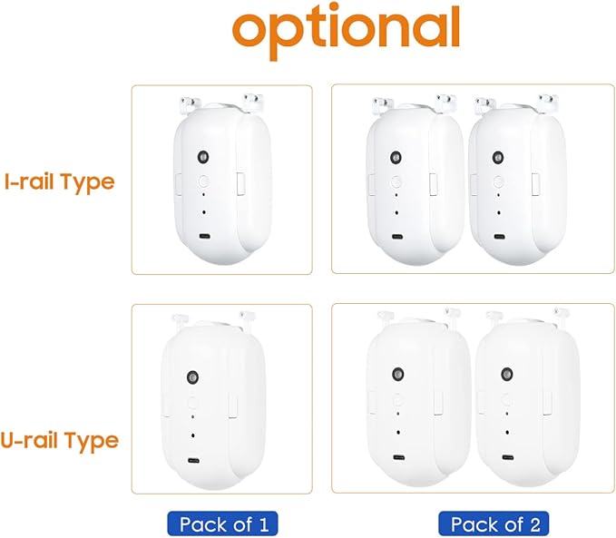 BT Automatic Curtain Opener Closer Robot Smart Curtain Motor Timer Voice Control Smart Home Automation Device for Curtain Track Rod Replaent for Amazon Assistant