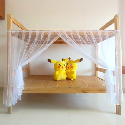 Fine Hole Stick-on Mosquito Net Canopy for Bunk Bed Twin Top Bottom