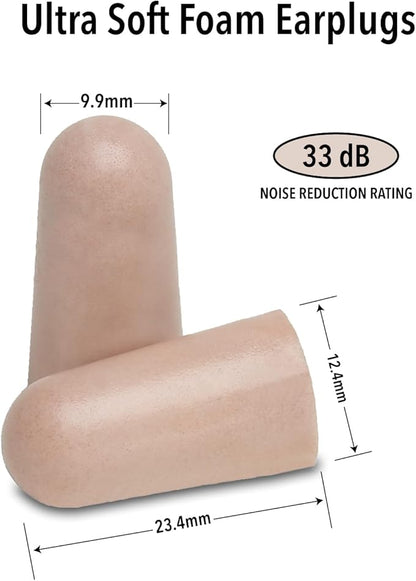 Mack's Dreamweaver Contoured Sleep Mask - Comfortable, Adjustable, Dual Strap Eye Mask with Ultra Soft Foam Earplugs