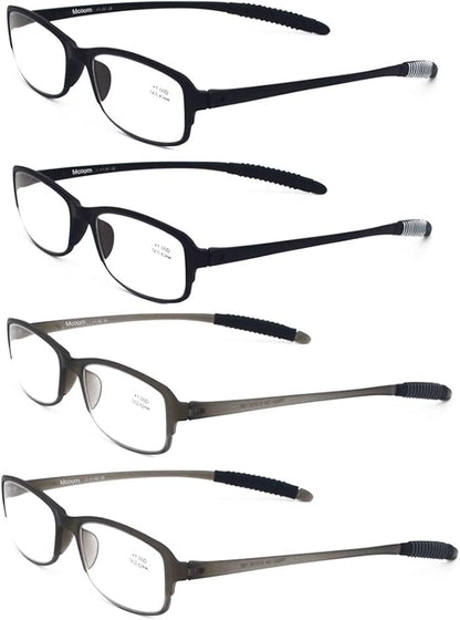 Computer Blue Light Blocking Reading Glasses(Flexible and Lightweight) UV Protection Readers Anti Eyestrain for Women Men