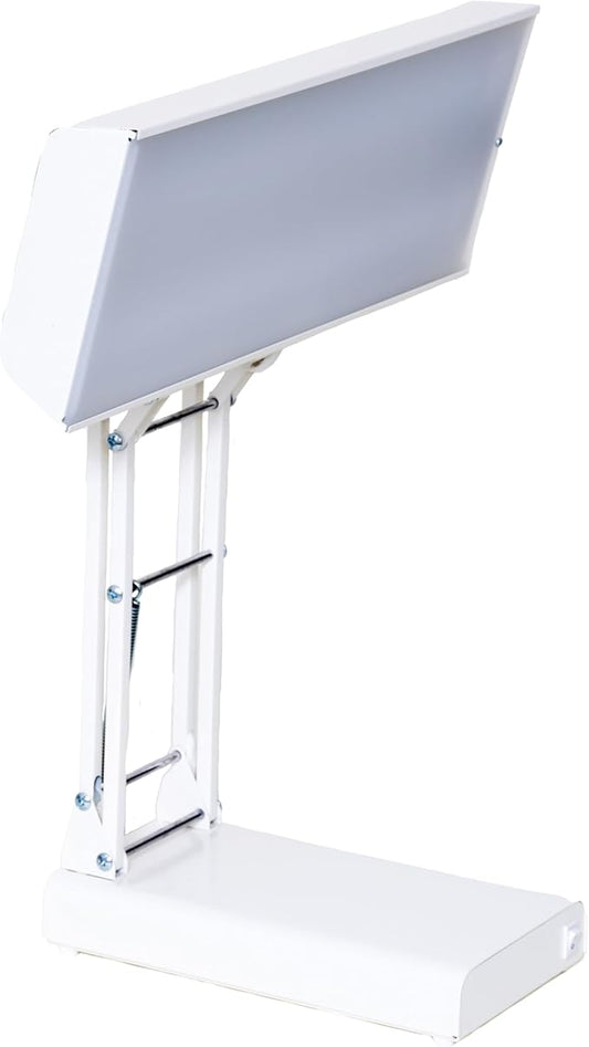 Northern Light Technologies NLT Adjustable Light Therapy Lamp - 10000 Lux Full Spectrum Light for Natural Mood and Energy Enhancement, Beige