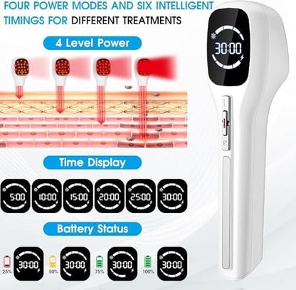 Limot RED Light Device, lllt Low Level Therapy Device with LED Display & Tripod, Infrared Light Therapy Reduces Fatigue, Red Light Therapy is Available in A Variety of Modes for Use on Humans/Pet