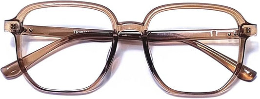 Blue Light Blocking Glasses Reading Glasses for Women Men Square Nerd Eyeglasses Frame Lightweight Reduce Eye Strain
