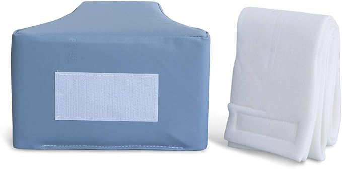 NYOrtho Abduction Wedge Knee Separator for Hip Surgery Recovery – 4" Orthopedic Pillow for Leg Support, Contracture Prevention & Post Surgery Use – Wheelchair or Bed – Wipeable, Fluid-Resistant