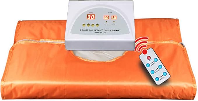 Elitzia Body Shaper Weight Loss Sauna Thermal Heating Blanket 8 Types Options ETPQ016 (Orange Smart Type)