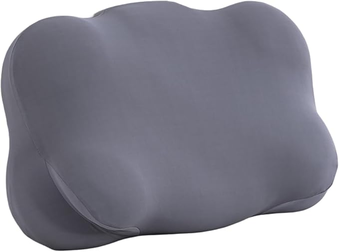 Ergonomic Adjustable Cervical Memory Foam Pillow - Cloud-Like Support, Breathable Cooling Pillowcase, Orthopedic Neck Pain Relief for Side/Back/Stomach Sleepers Home, Bedroom & Travel (Gray)