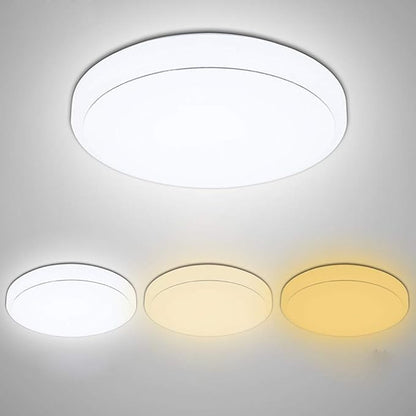 Smart LED Ceiling Light, 48W WiFi Control Voice Remote Dimmable Ceiling Lamp with Memory Function, for Bedroom Home IFTTT Compatible