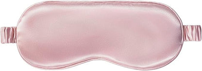 slip Pure Silk Sleep Mask - Pink | 100% Mulberry Silk, Ultra Soft & Comfortable, Blocks Light for Restful Sleep | Adjustable Strap for Perfect Fit, Gentle on Skin & Hair | Ideal Travel Accessory
